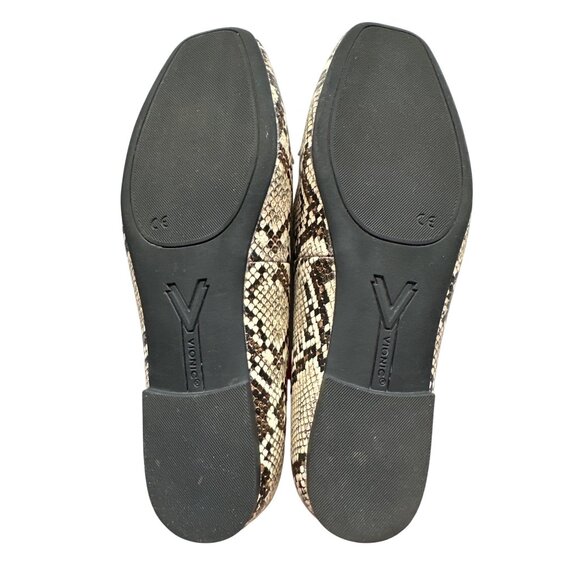 Vionic Hayes Snake Embossed Loafers Slip-On Flats Metallic V Ivory Multi Size 8 - Picture 7 of 10